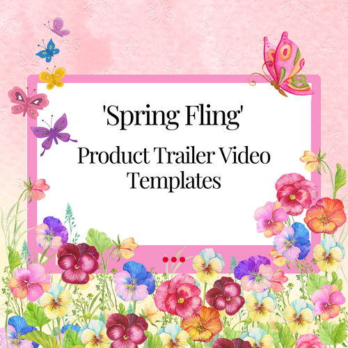 Make your products shine this Spring with our Product trailer Video templates