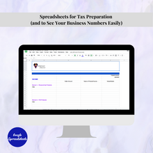 Load image into Gallery viewer, Enthroned Empress™ Business Spreadsheets for Tax Preparation
