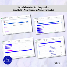 Load image into Gallery viewer, Enthroned Empress™ Business Spreadsheets for Tax Preparation
