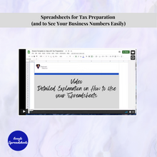 Load image into Gallery viewer, Enthroned Empress™ Business Spreadsheets for Tax Preparation
