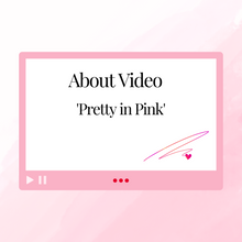 Load image into Gallery viewer, &#39;About&#39; Video Templates &#39;Pretty in Pink&#39; for Product Owners, Authors, Course Creators, Bloggers
