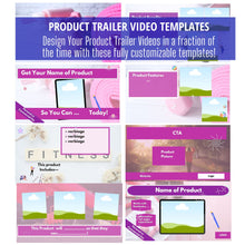 Load image into Gallery viewer, Product Trailer Video &#39;Fitness&#39; Template BUNDLE
