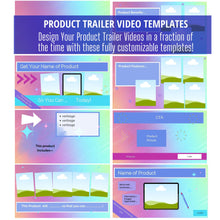Load image into Gallery viewer, Product Trailer Video &#39;Over the Rainbow&#39; Template BUNDLE
