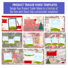 Load image into Gallery viewer, Product Trailer Video &#39;Christmas&#39;  Templates for Your Etsy Listings
