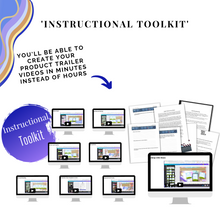 Load image into Gallery viewer, Instructional Toolkit for Video Templates
