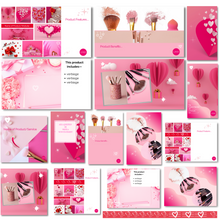 Load image into Gallery viewer, Product Trailer Video &#39;Valentine&#39;s Day/Hearts&#39; Template BUNDLE
