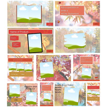 Load image into Gallery viewer, Product Trailer Video &#39;Autumn Leaves&#39; Template BUNDLE
