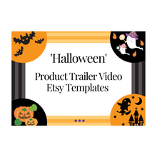 Load image into Gallery viewer, Product Trailer Video &#39;Halloween&#39;  Templates for Your Etsy Listings
