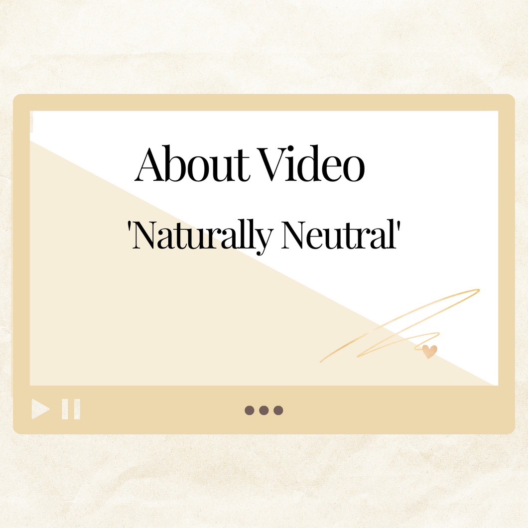 'About' Video Templates in 'Naturally Neutral' for Product Owners, Authors, Course Creators, Bloggers