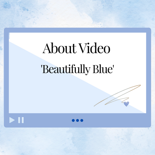 Blue About Video Templates for Product Owners, Authors, Coaches, Course Creators, & Bloggers. 