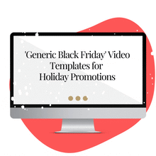 Load image into Gallery viewer, Product Trailer Video &#39;Generic Black Friday&#39; and &#39;Generic Holiday&#39; Templates for Your Reels/Pinterest Video Pins/Video Shorts/Social Media
