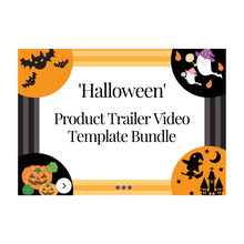Load image into Gallery viewer, Product Trailer Video &#39;Halloween&#39; Template BUNDLE
