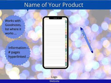 Load and play video in Gallery viewer, Product Trailer Video &#39;Bokeh Design&#39;  Cellphone Planner Templates for Your Etsy Listings
